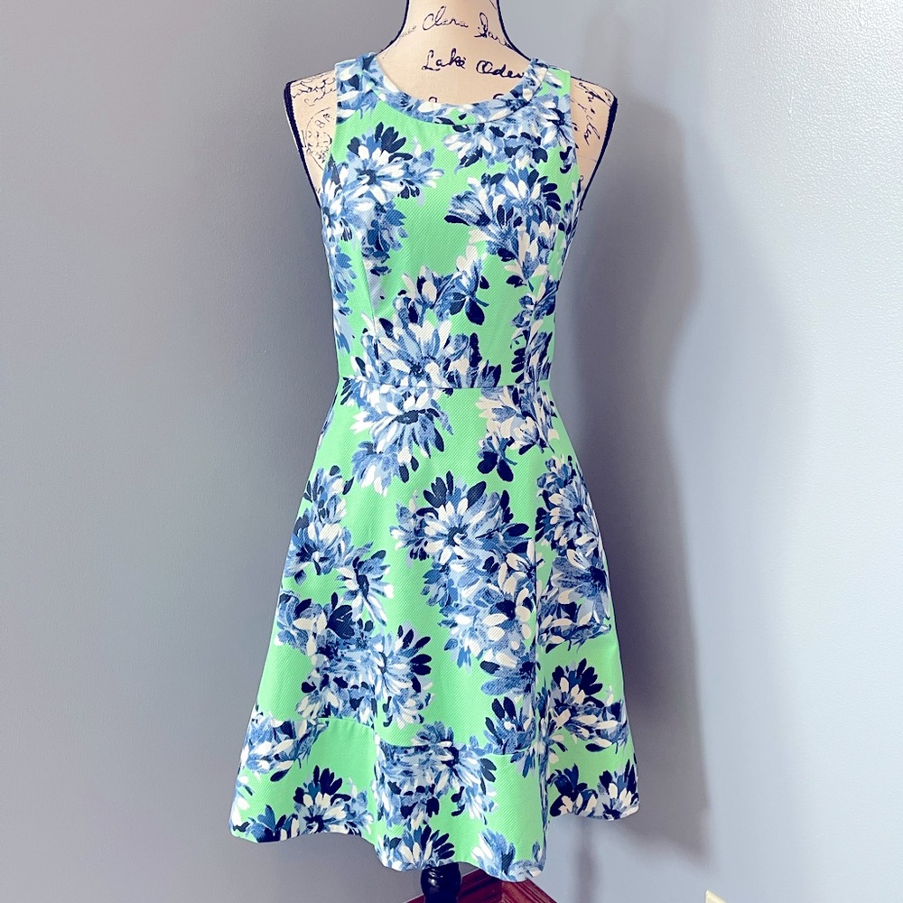 J Crew Floral A-Line silhouette. Size 2.